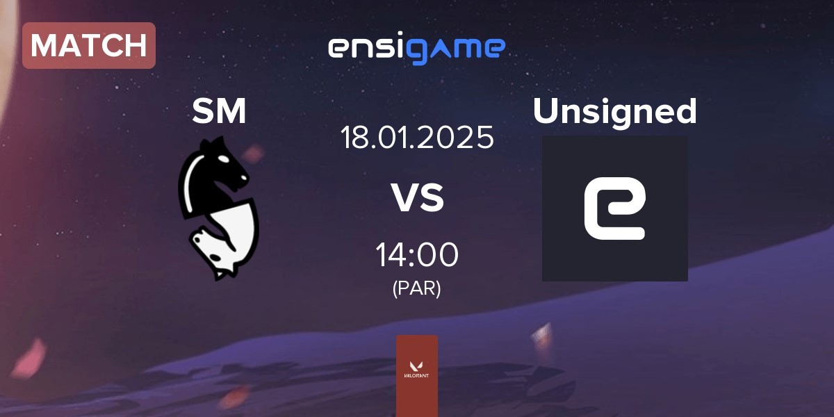 Match Szach Mat SM vs Unsigned UNS | 18.01