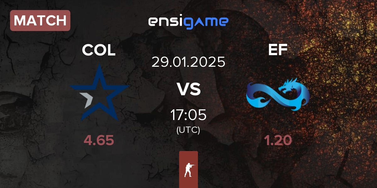 Match Complexity Gaming COL vs Eternal Fire EF | 29.01