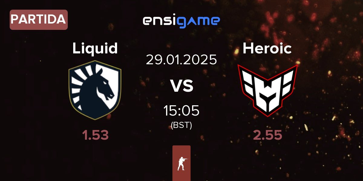 Partida Team Liquid Liquid vs Heroic | 29.01