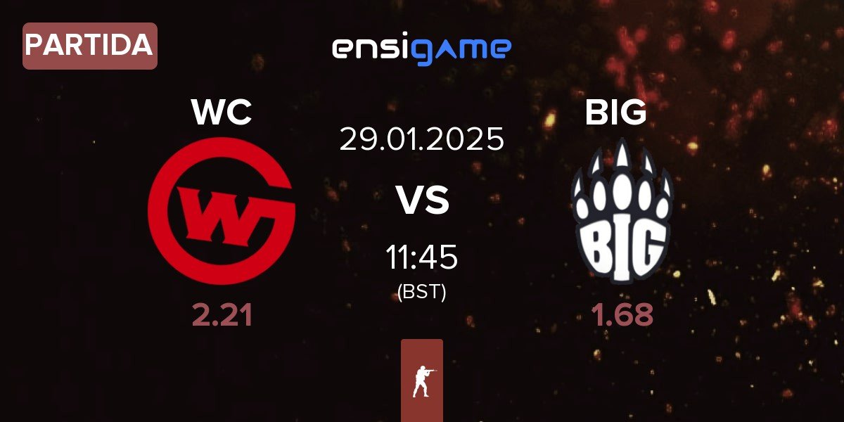 Partida Wildcard Gaming WC vs BIG | 29.01