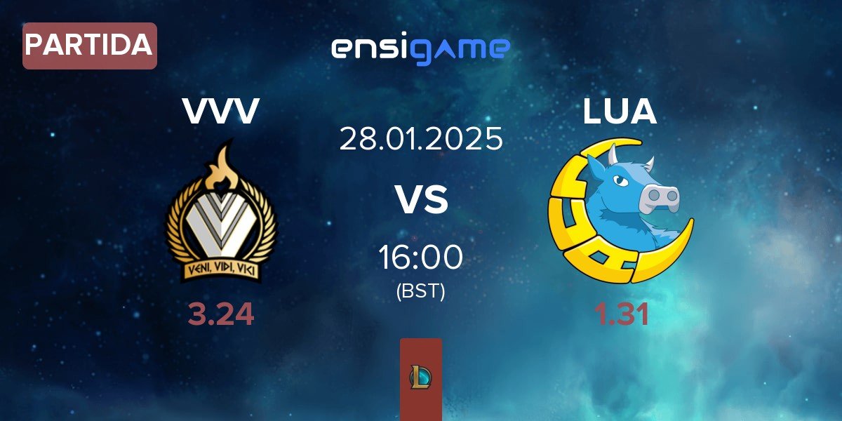 Partida Veni Vidi Vici VVV vs LUA Gaming LUA | 28.01