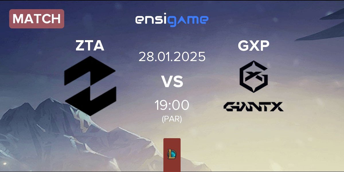 Match ZETA ZTA vs GIANTX Academy GXP | 28.01