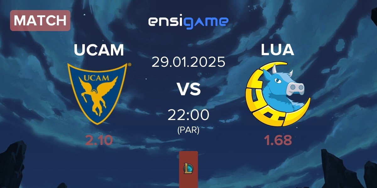 Match UCAM Esports UCAM vs LUA Gaming LUA | 29.01