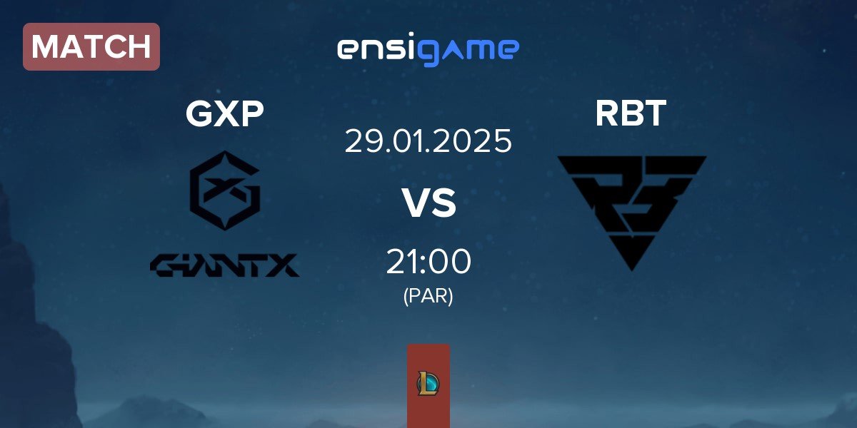 Match GIANTX Academy GXP vs Ramboot Club RBT | 29.01