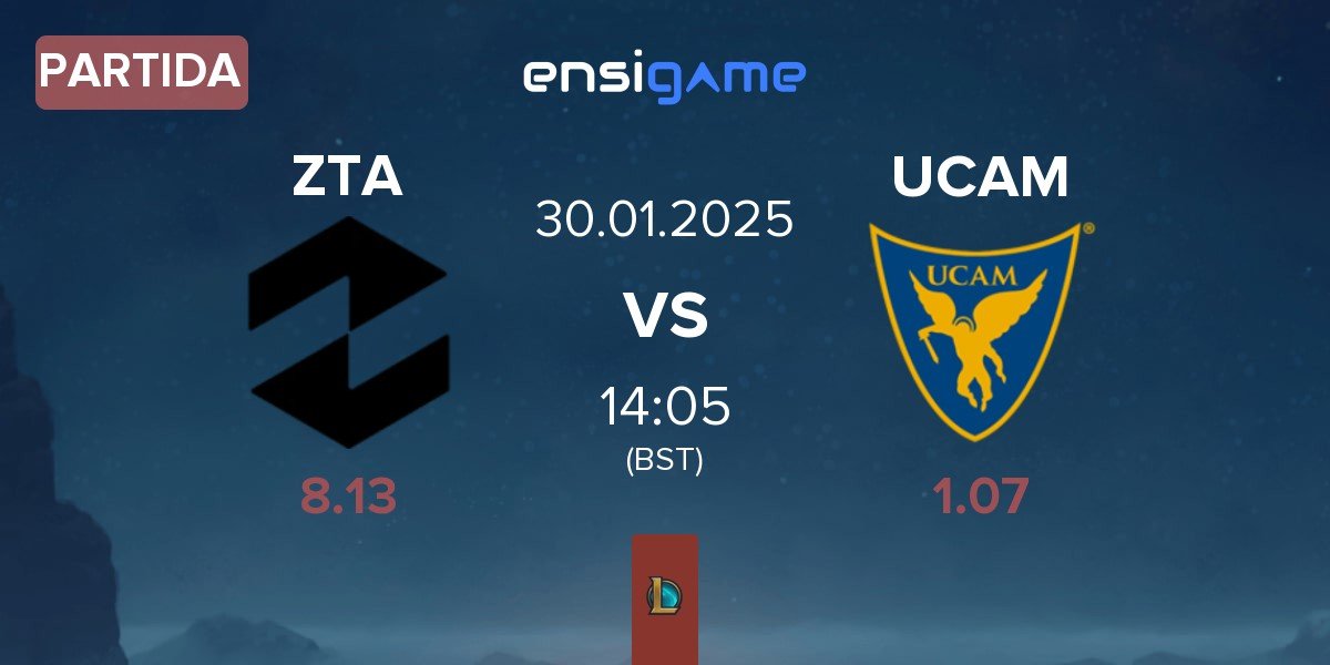 Partida ZETA ZTA vs UCAM Esports UCAM | 30.01