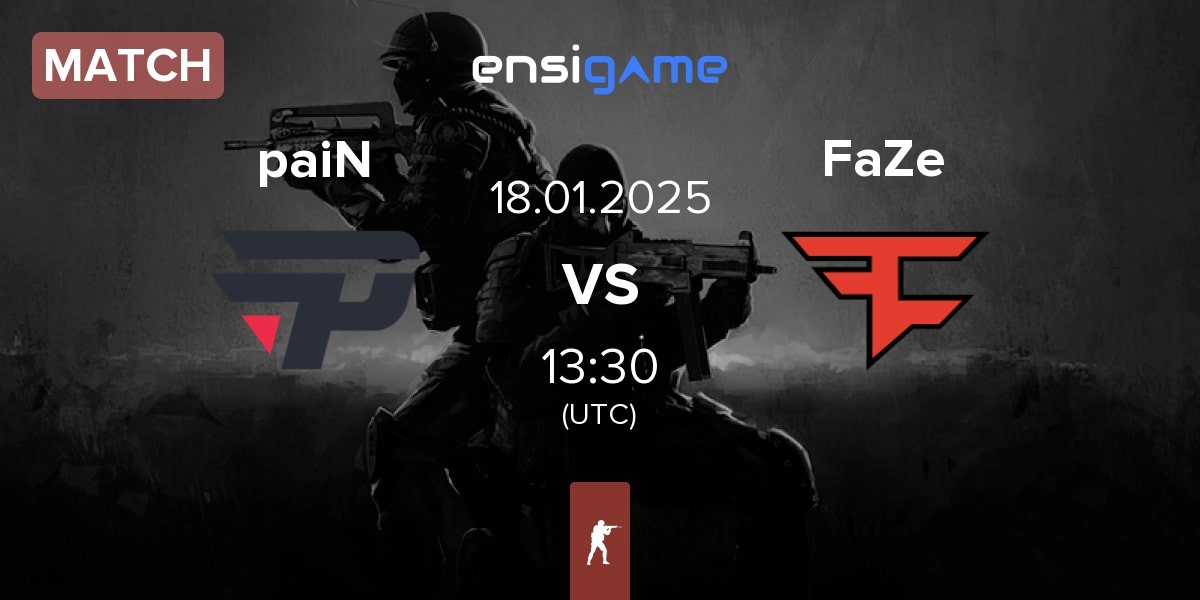 Match paiN Gaming paiN vs FaZe Clan FaZe | 18.01