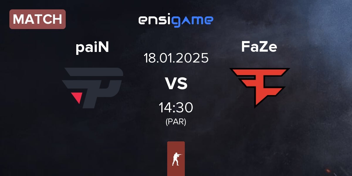 Match paiN Gaming paiN vs FaZe Clan FaZe | 18.01