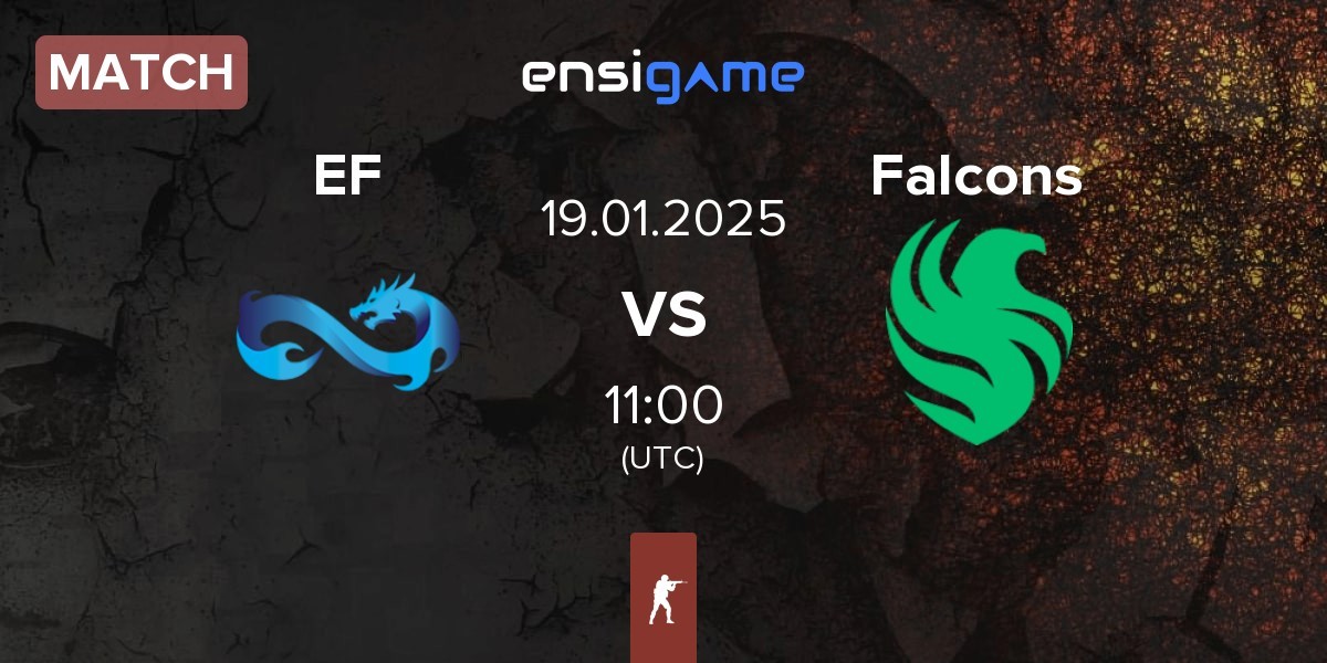 Match Eternal Fire EF vs Team Falcons Falcons | 19.01