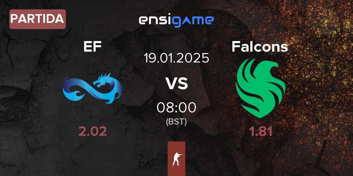 Partida Eternal Fire EF vs Team Falcons Falcons | 19.01