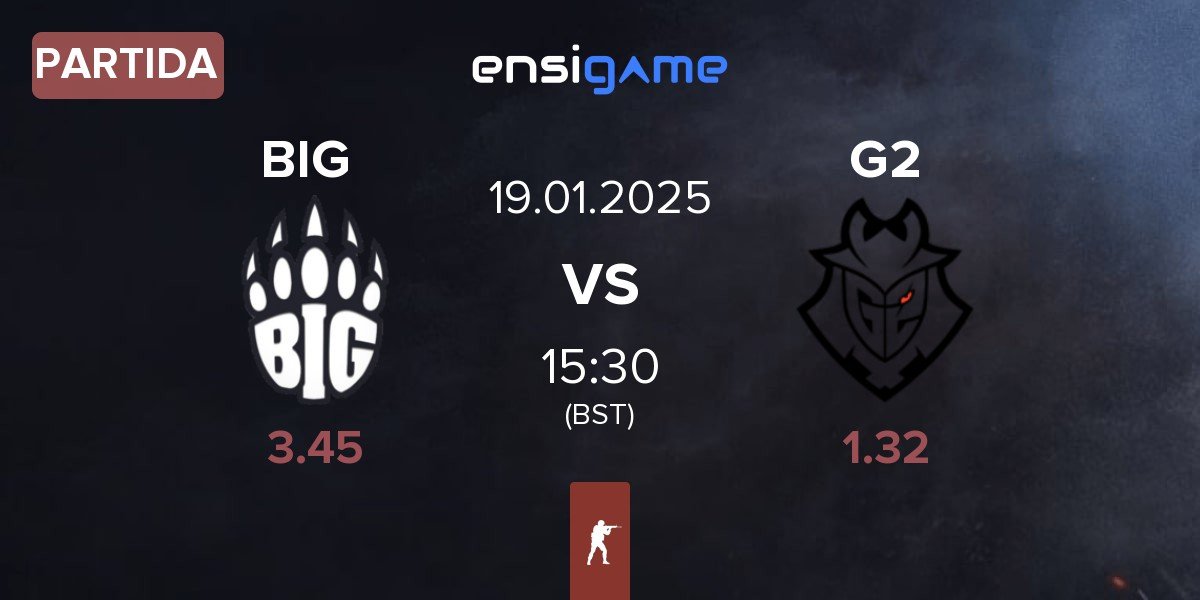 Partida BIG vs G2 Esports G2 | 19.01