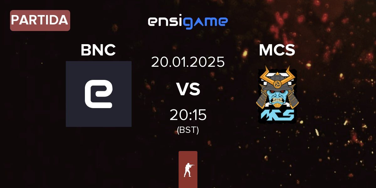 Partida Bad News Capybaras BNC vs MCS Gaming MCS | 20.01