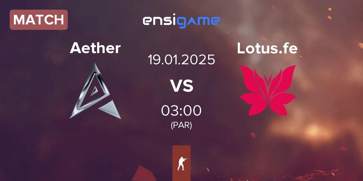 Match Team Aether Aether vs Lotus FE Lotus.fe | 19.01