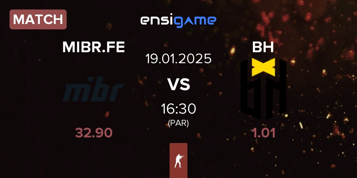 Match MIBR Female MIBR.FE vs Bounty Hunters BH | 19.01