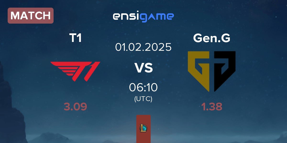 Match T1 vs Gen.G Esports Gen.G | 01.02