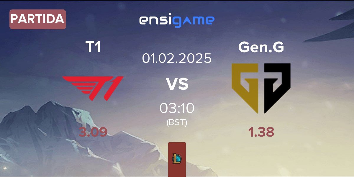 Partida T1 vs Gen.G Esports Gen.G | 01.02