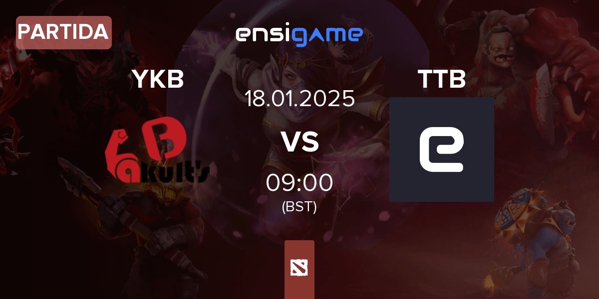 Partida Yakult's Brothers YKB vs Team TideBound TTB | 18.01