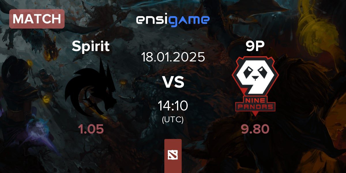 Match Team Spirit Spirit vs 9Pandas 9P | 18.01