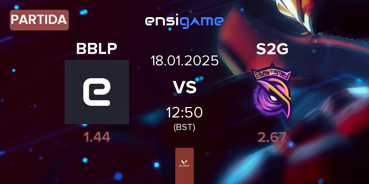 Partida BBL PCIFIC BBLP vs S2G Esports S2G | 18.01