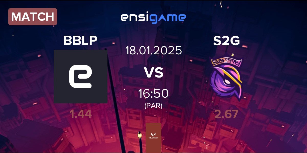 Match BBL PCIFIC BBLP vs S2G Esports S2G | 18.01