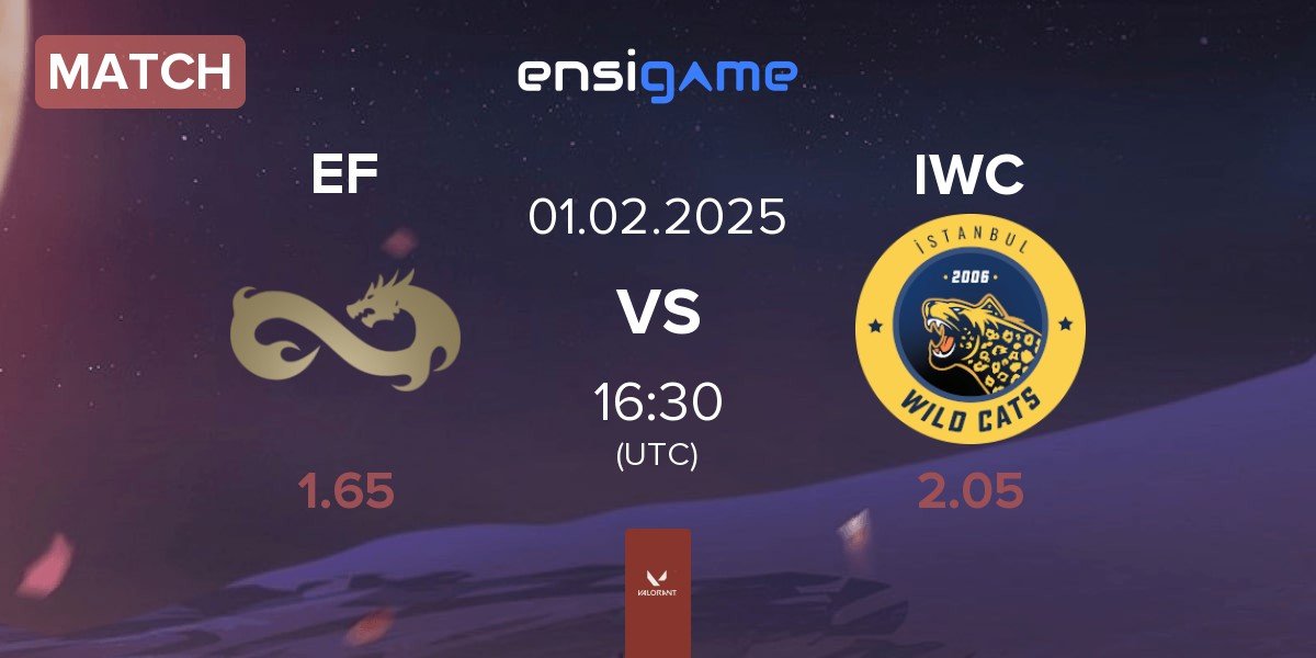 Match Eternal Fire EF vs Istanbul Wildcats IWC | 01.02