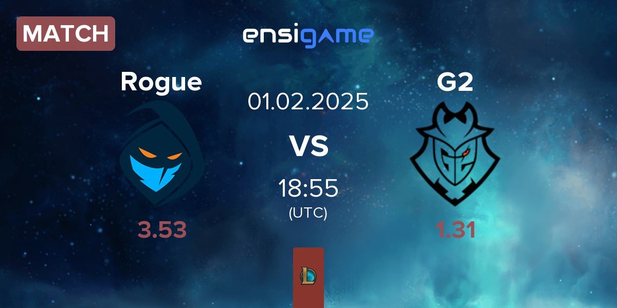 Match Rogue vs G2 Esports G2 | 01.02