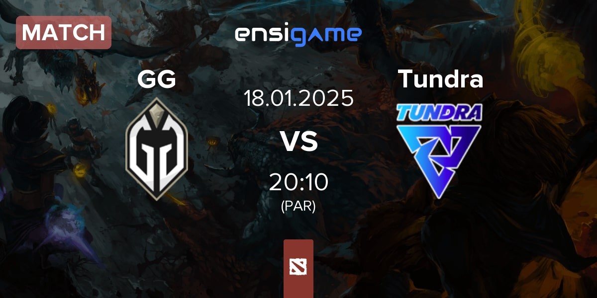 Match Gaimin Gladiators GG vs Tundra Esports Tundra | 18.01