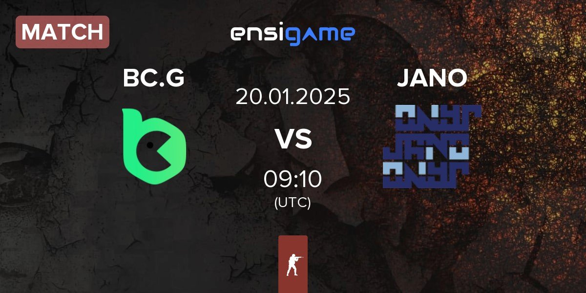 Match BC.Game Esports BC.G vs JANO Esports JANO | 20.01