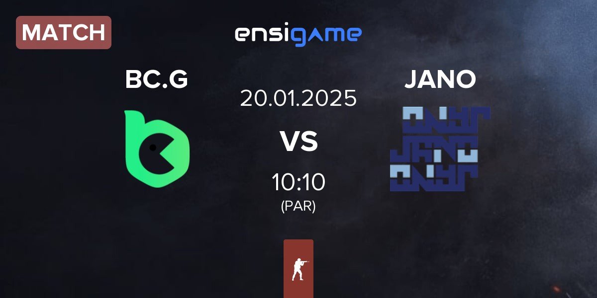 Match BC.Game Esports BC.G vs JANO Esports JANO | 20.01