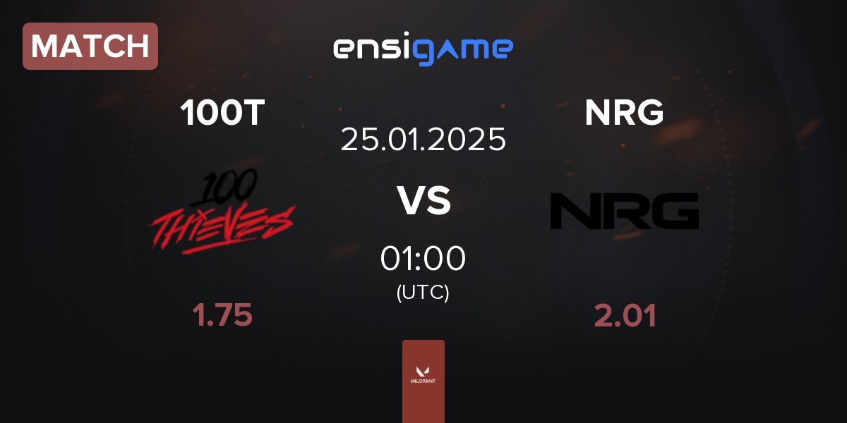 Match 100 Thieves 100T vs NRG | 25.01