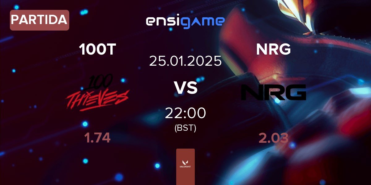 Partida 100 Thieves 100T vs NRG | 25.01