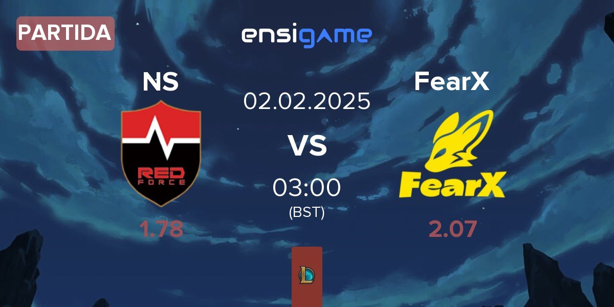 Partida Nongshim RedForce NS vs BNK FearX FearX | 02.02