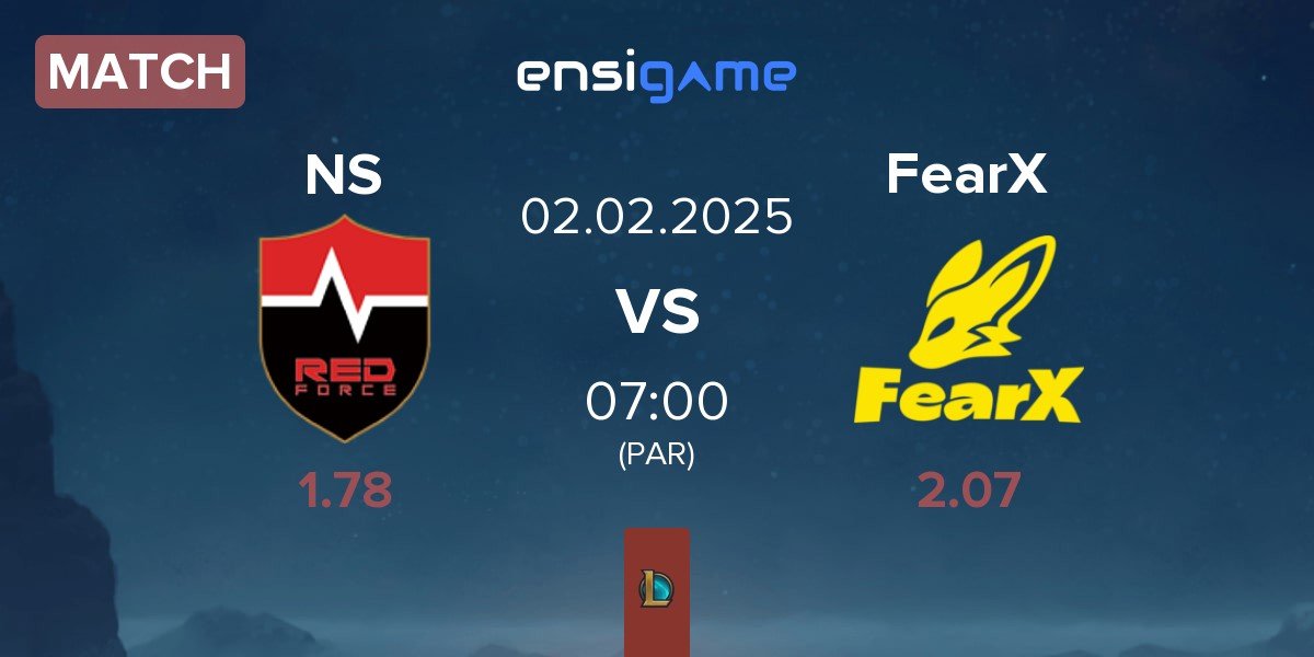 Match Nongshim RedForce NS vs BNK FearX FearX | 02.02