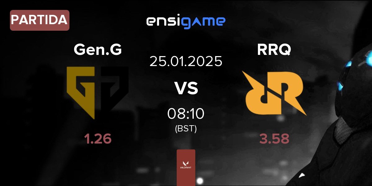 Partida Gen.G Esports Gen.G vs Rex Regum Qeon RRQ | 25.01