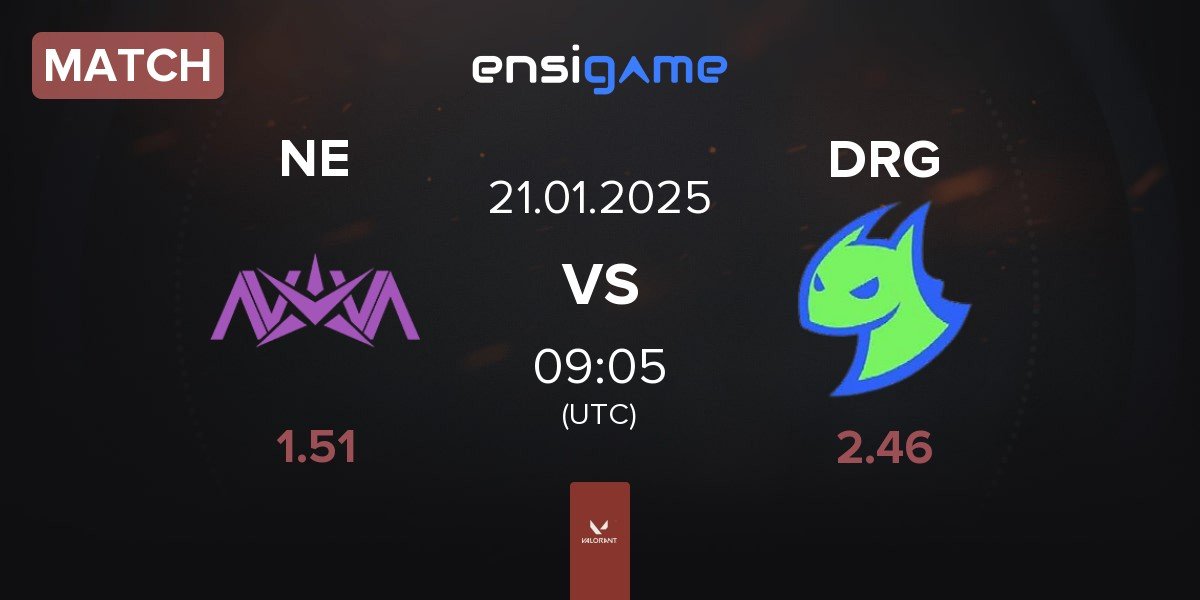 Match Nova Esports NE vs Dragon Ranger Gaming DRG | 21.01