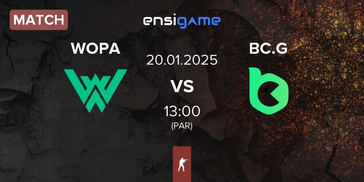 Match WOPA Esport WOPA vs BC.Game Esports BC.G | 20.01