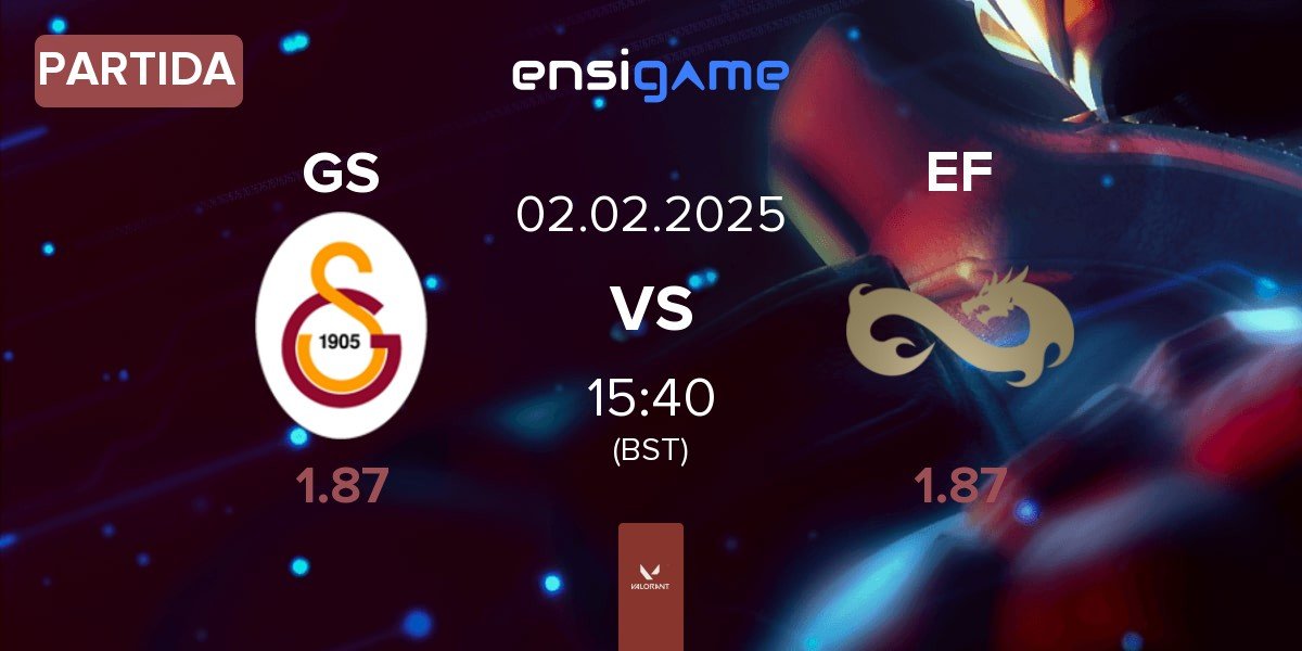 Partida Galatasaray Esports GS vs Eternal Fire EF | 02.02