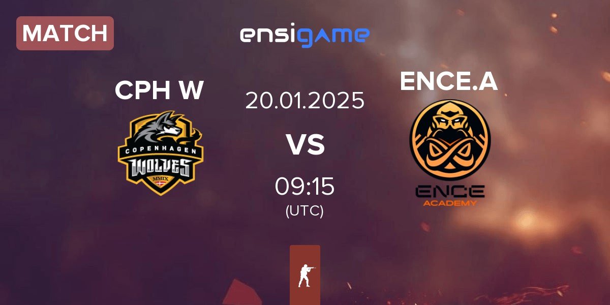 Match Copenhagen Wolves CPH W vs ENCE Academy ENCE.A | 20.01