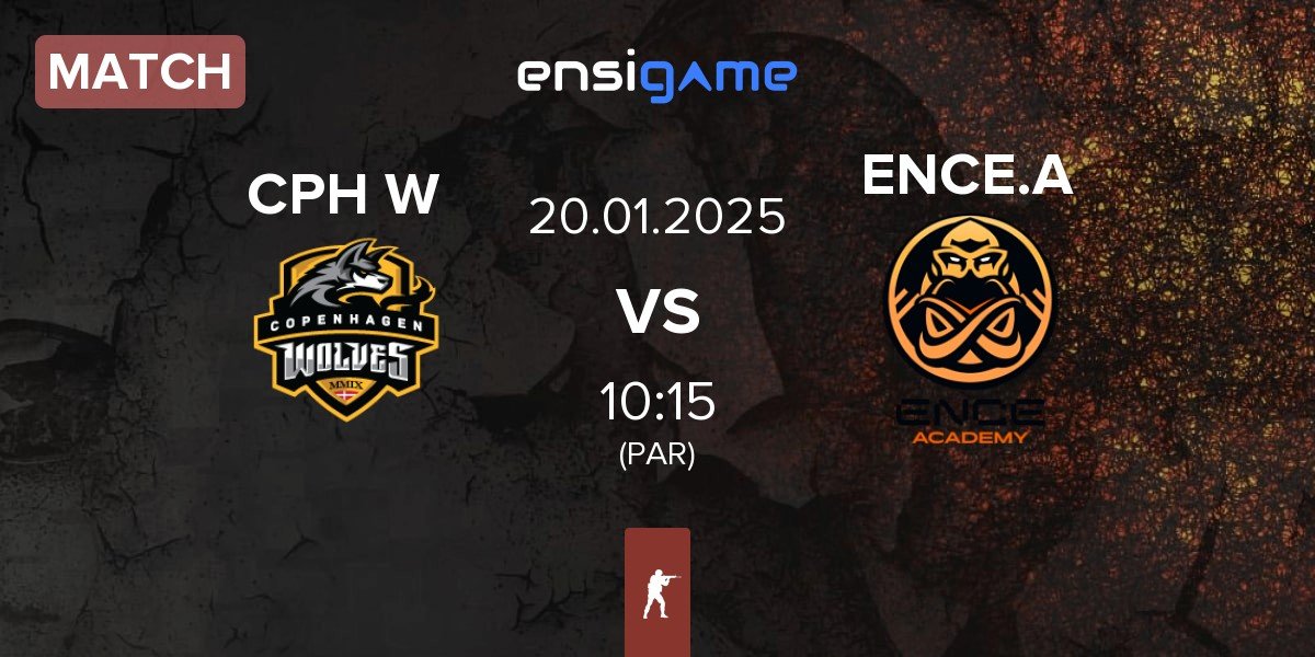 Match Copenhagen Wolves CPH W vs ENCE Academy ENCE.A | 20.01