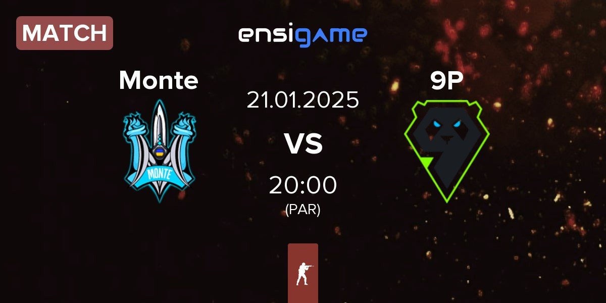 Match Monte vs 9 Pandas 9P | 21.01