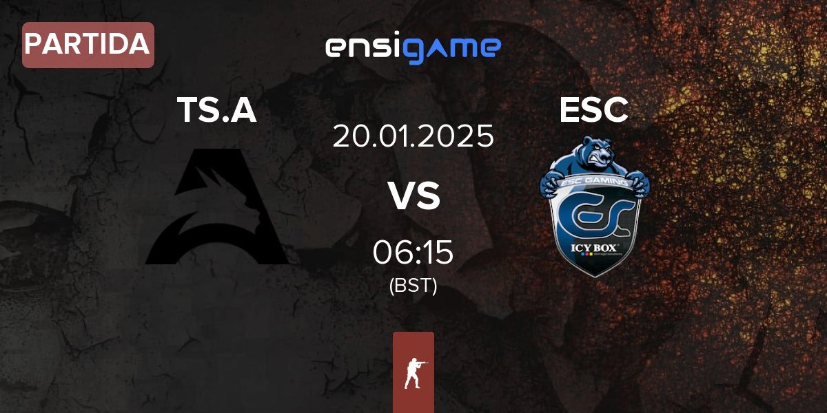 Partida Team Spirit Academy TS.A vs ESC Gaming ESC | 20.01