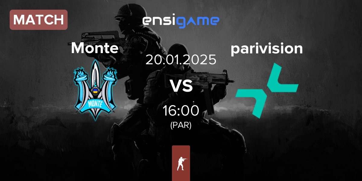 Match Monte vs PARIVISION parivision | 20.01