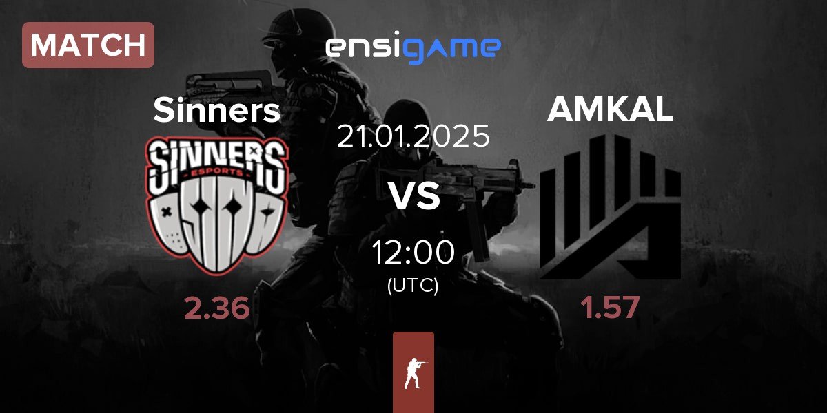 Match Sinners Esports Sinners vs AMKAL | 21.01