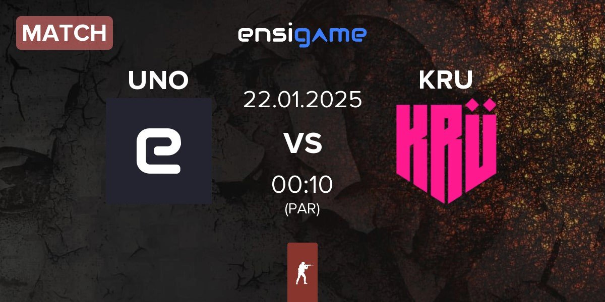 Match UNO MILLE UNO vs KRU Esport KRU | 22.01