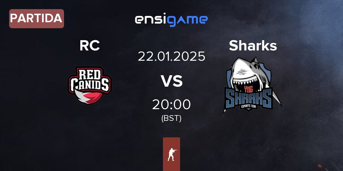 Partida Red Canids RC vs Sharks Esports Sharks | 22.01