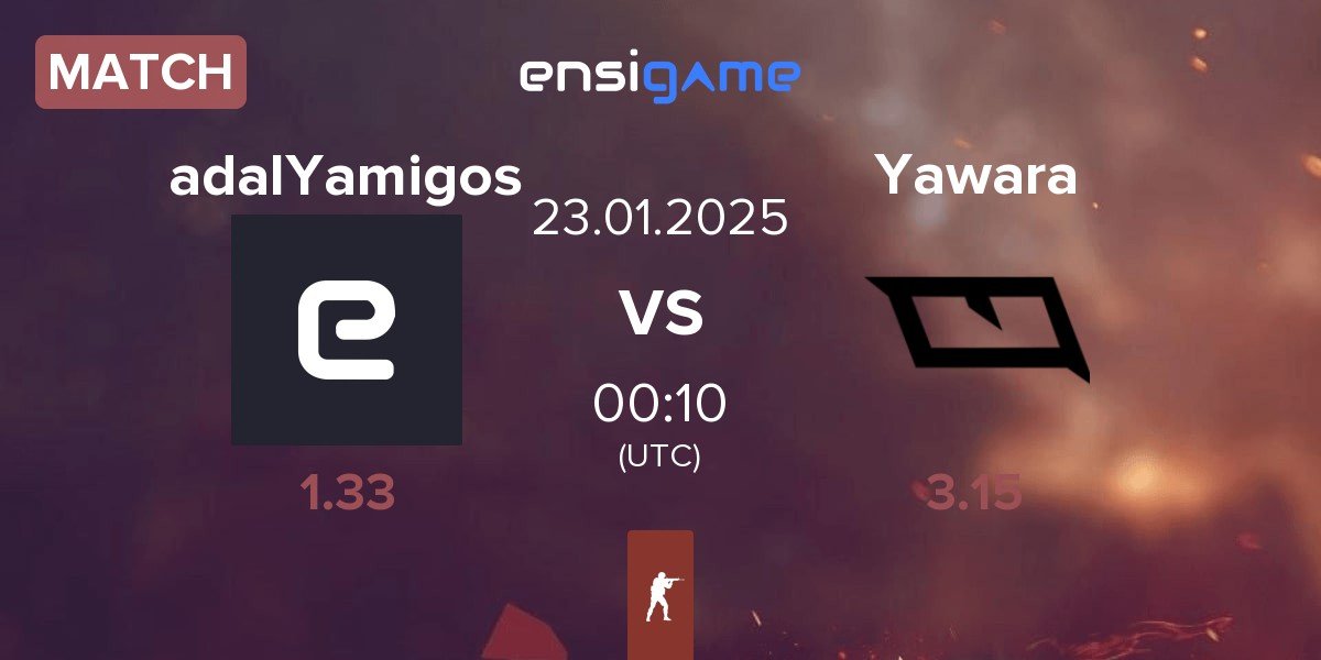 Match adalYamigos vs Yawara Esports Yawara | 23.01