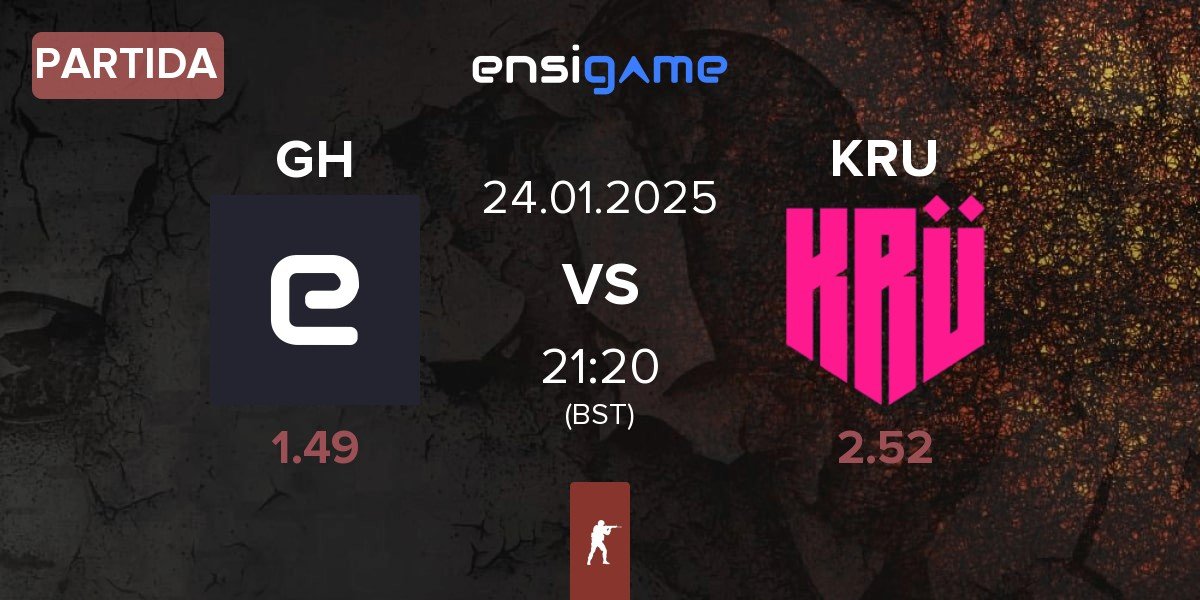 Partida GameHunters GH vs KRU Esport KRU | 24.01