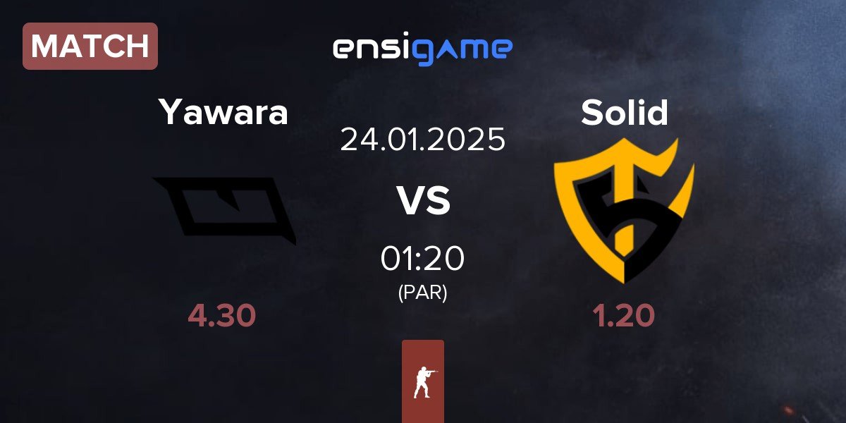 Match Yawara Esports Yawara vs Team Solid Solid | 24.01