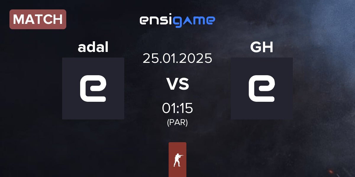 Match adalYamigos adal vs GameHunters GH | 25.01