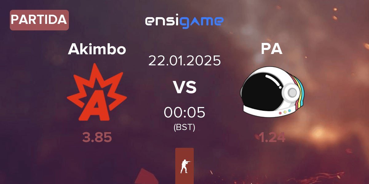 Partida Akimbo Esports Akimbo vs Party Astronauts PA | 22.01