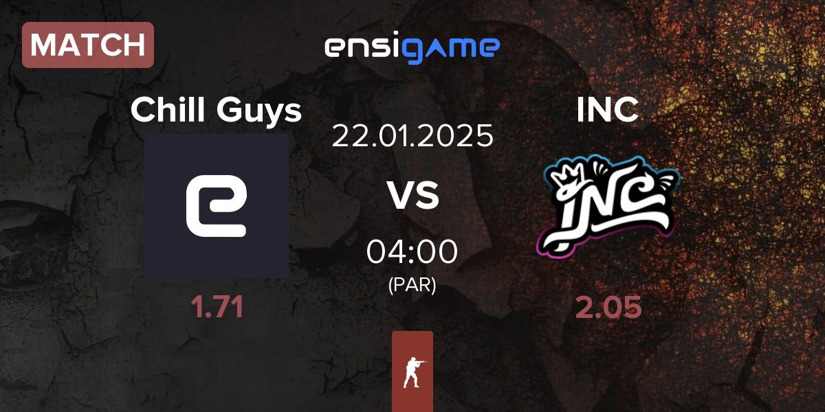 Match Chill Guys vs InControl INC | 22.01